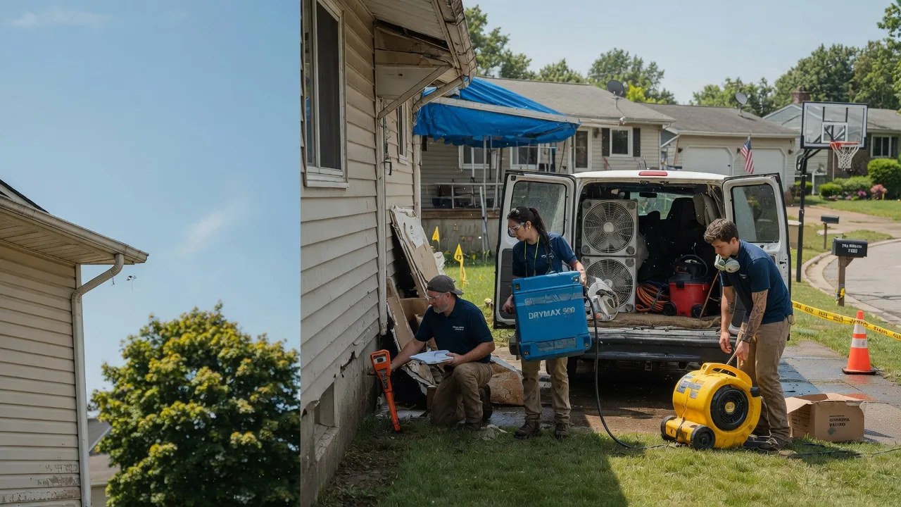 Ceiling Leak Cleanup in Wheatland, IN near me